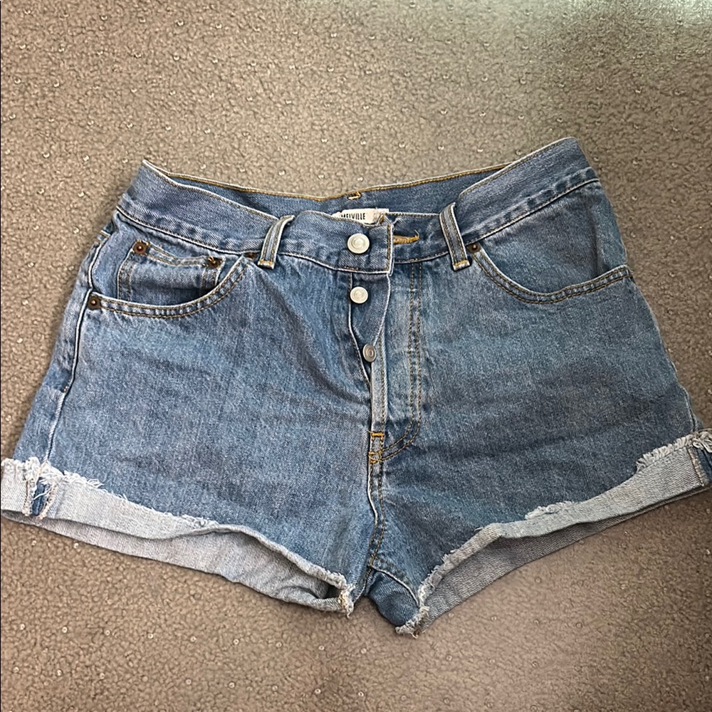 Brandy Melville Denim Blue Women's Shorts